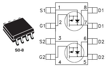 STS1DNC45, DUAL N-CHANNEL 450V - 4.1W - 0.4A SO-8 SuperMESH™ POWER MOSFET